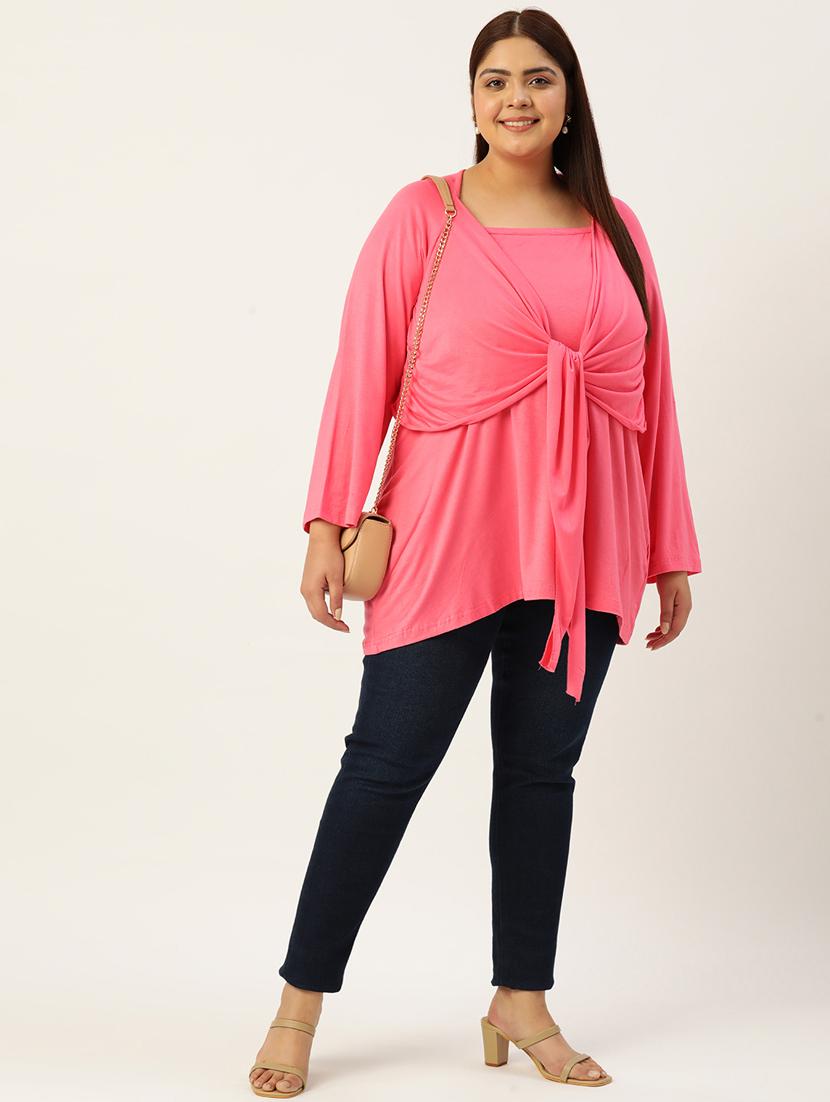 women's a line square neck top - 19874954 - Standard Image - 3