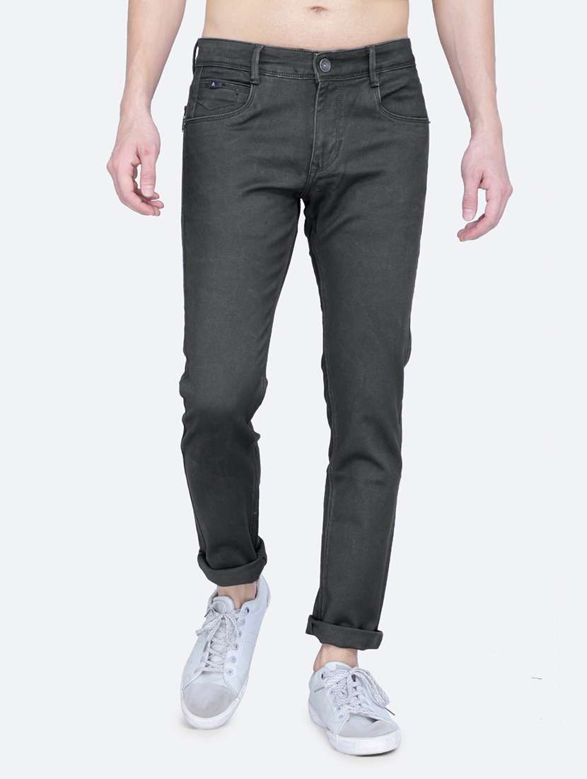 mens slim fit plain jeans