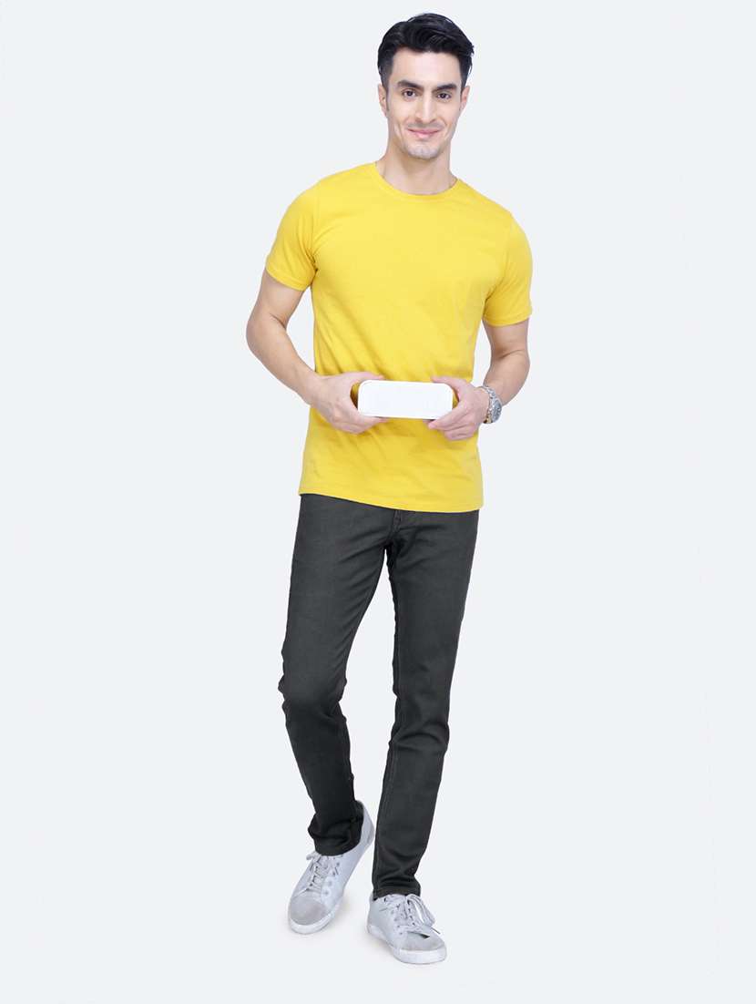 mens slim fit plain jeans - 19875839 -  Standard Image - 3