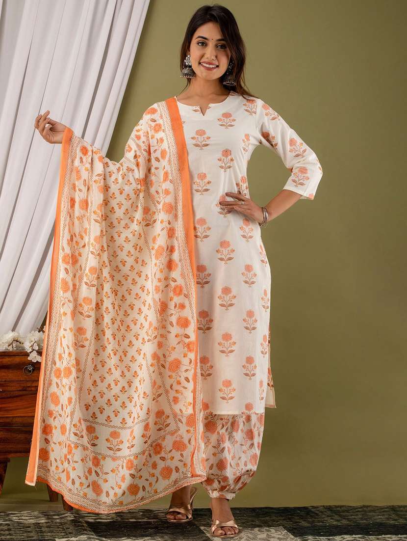 florals printed suit set