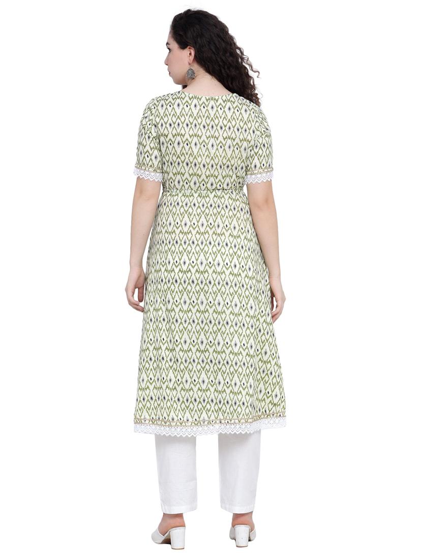women's flared kurta - 19876510 - Standard Image - 3