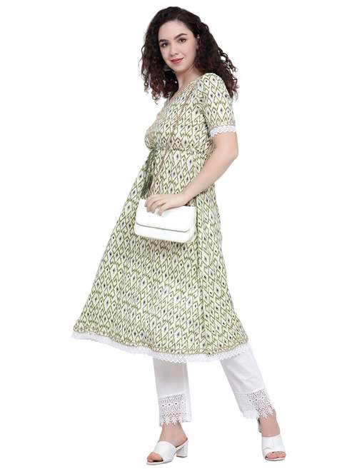 women's flared kurta - 19876513 -  Standard Image - 0