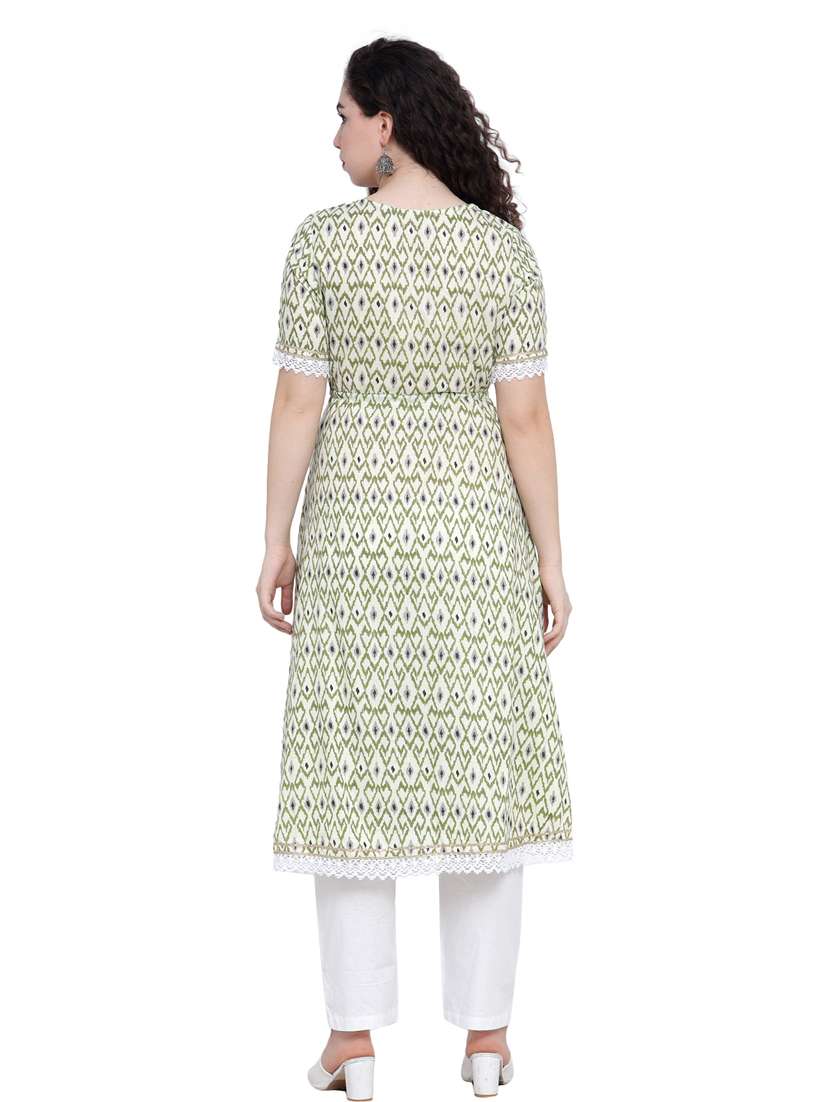 women's flared kurta - 19876513 - Standard Image - 3