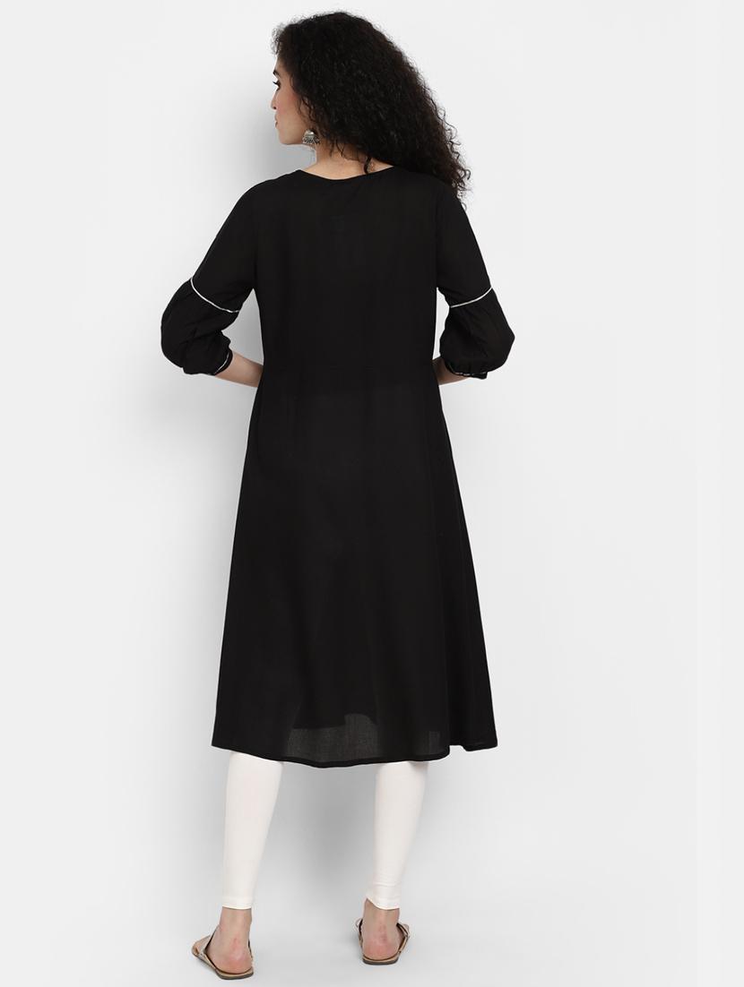 women's straight kurta - 19876583 - Standard Image - 3