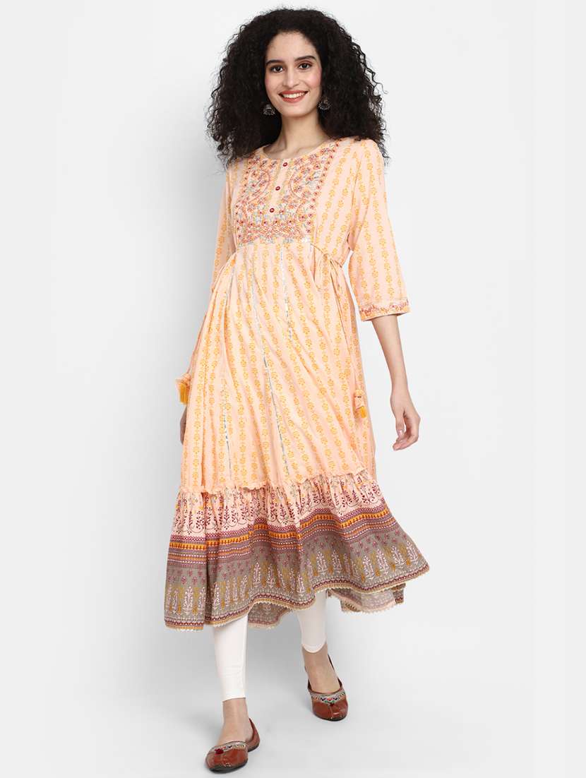 women's flared kurta