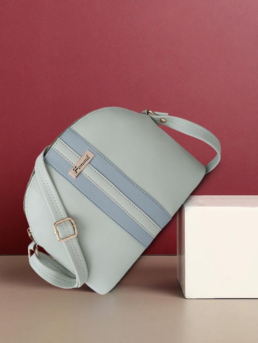 green leatherette (pu) sling bag - 19878818 - Zoom Image - 0