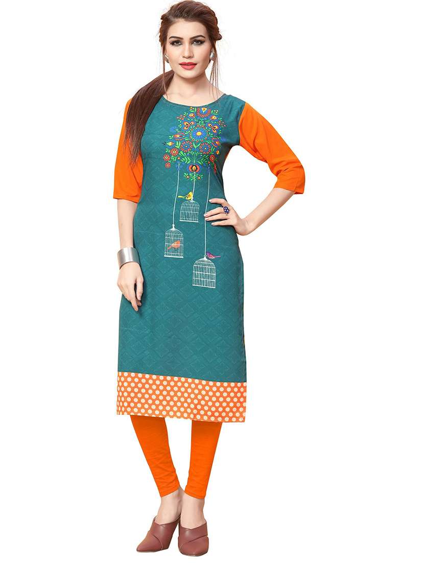 women's straight kurta - 19881641 -  Zoom Image - 0
