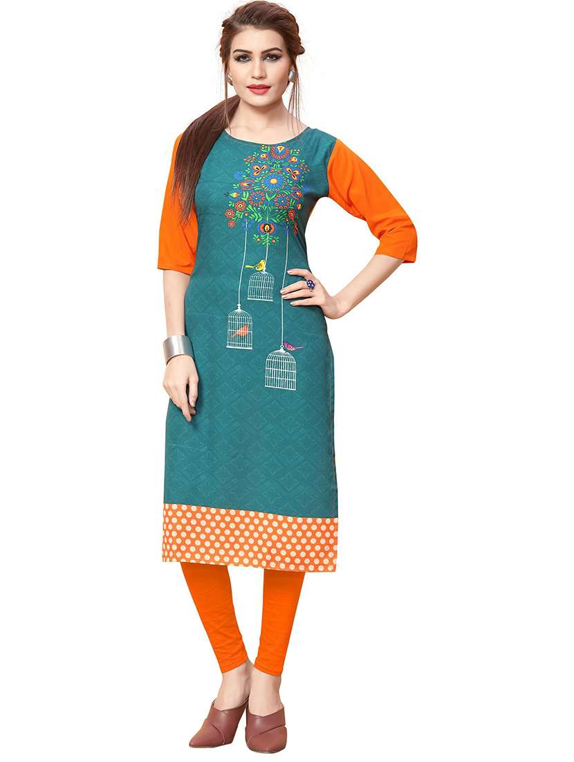 women's straight kurta - 19881642 - Zoom Image - 0