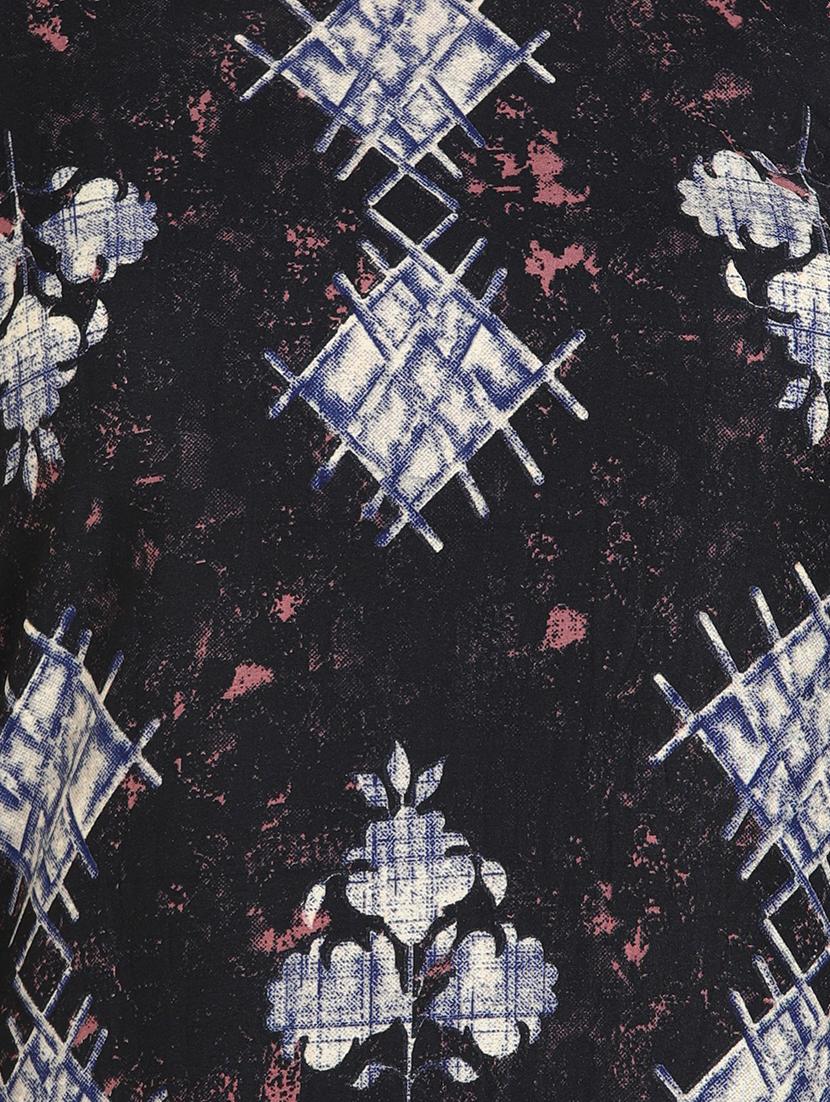 round neck printed kurta pant set - 19881996 - Standard Image - 5