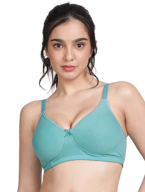blue cotton tshirt bra - 19883198 -  Standard Image - 0
