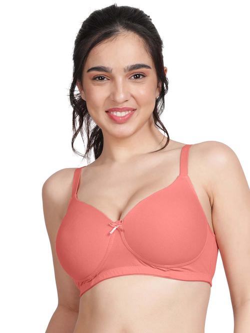 orange cotton tshirt bra - 19883199 - Standard Image - 0