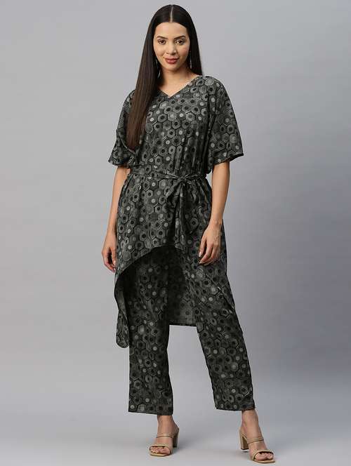 printed top and trouser set - 19883379 -  Standard Image - 0