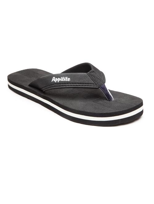 black slip on flip flop - 19891643 -  Standard Image - 0