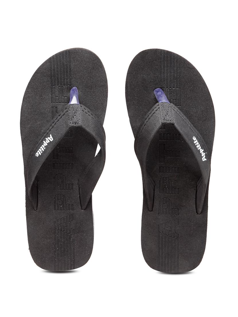 black slip on flip flop - 19891643 - Standard Image - 3