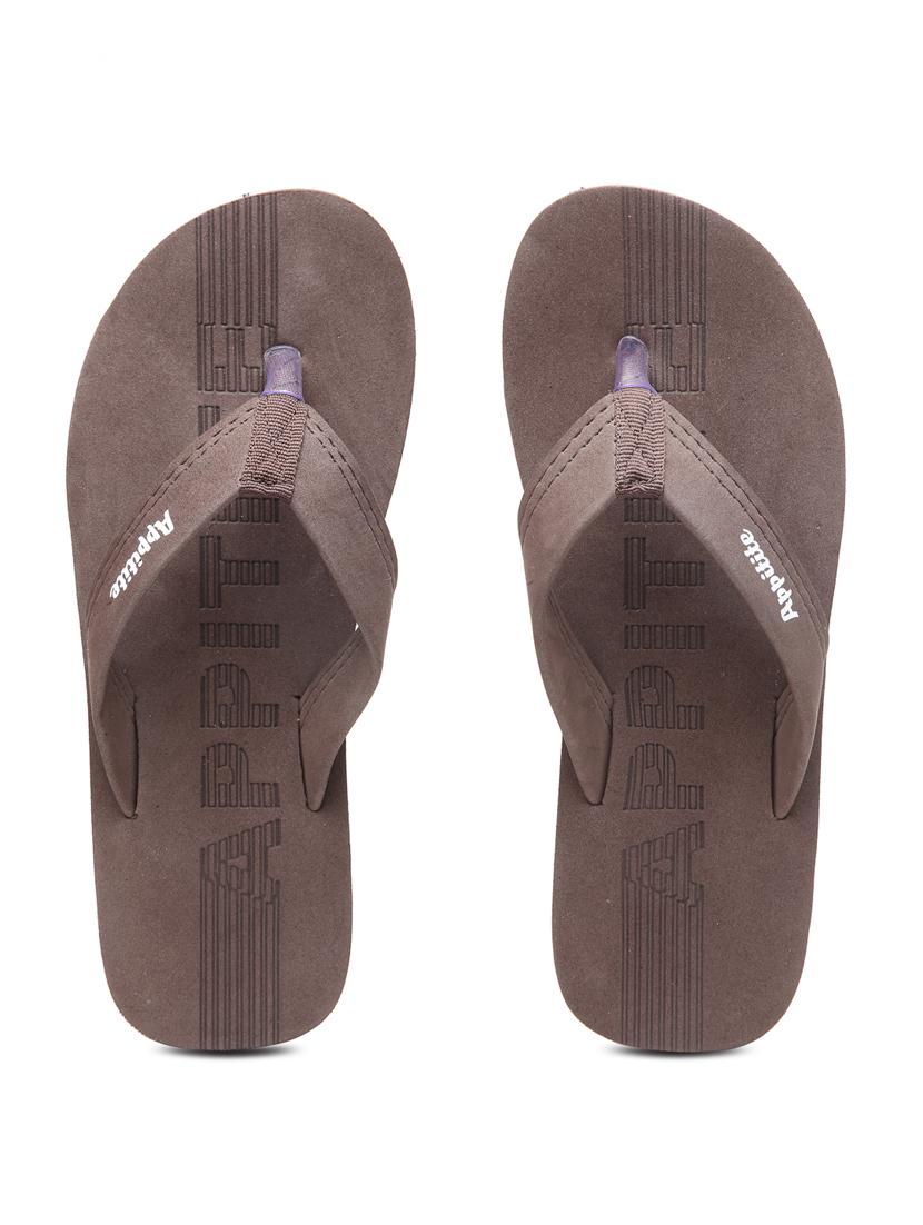 brown slip on flip flop - 19891645 - Standard Image - 3