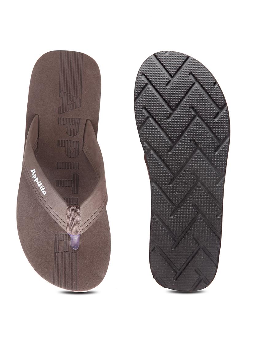 brown slip on flip flop - 19891645 - Standard Image - 5