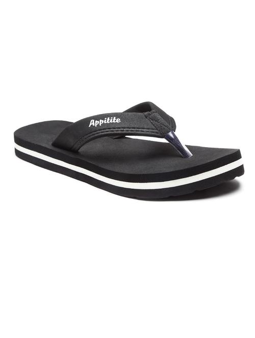 black slip on flip flop - 19891647 -  Standard Image - 0