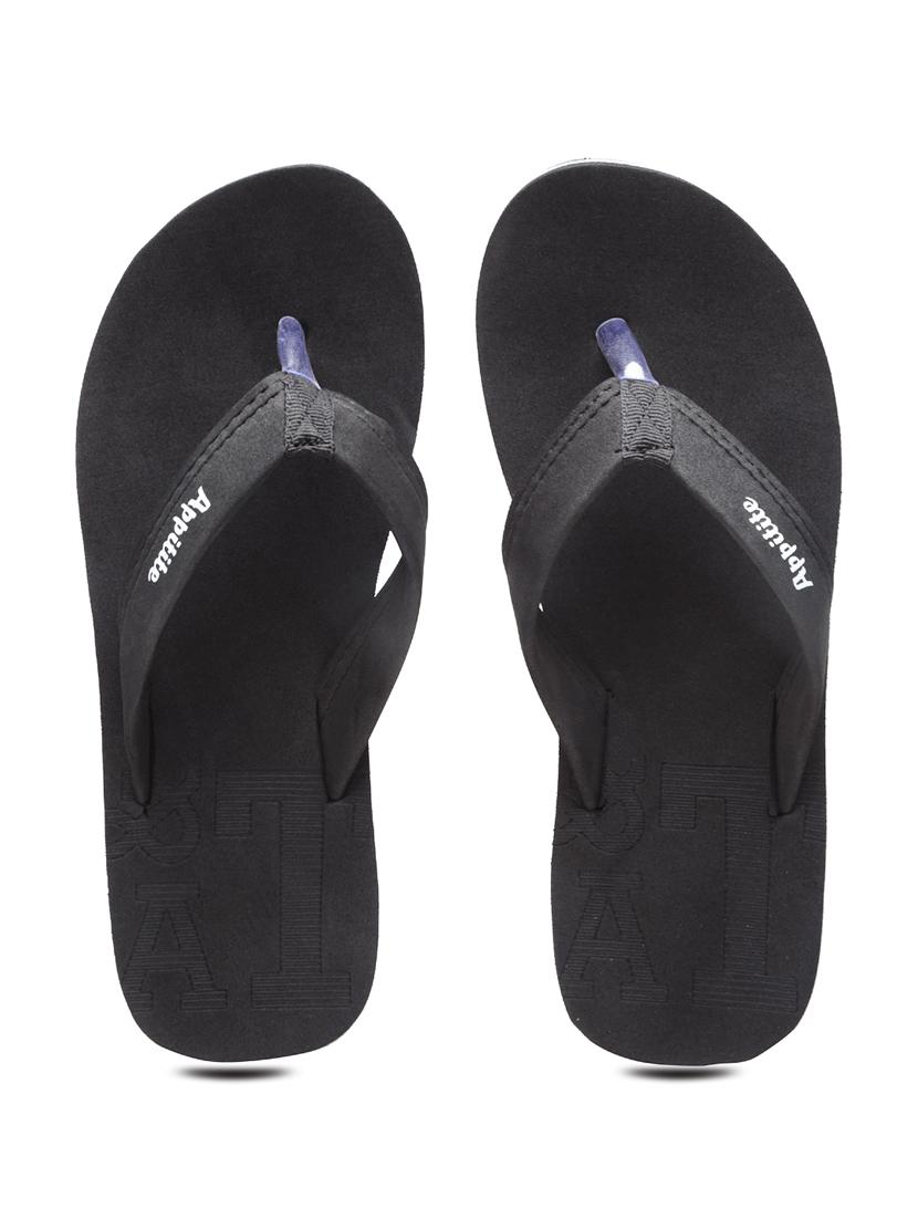 black slip on flip flop - 19891647 - Standard Image - 3