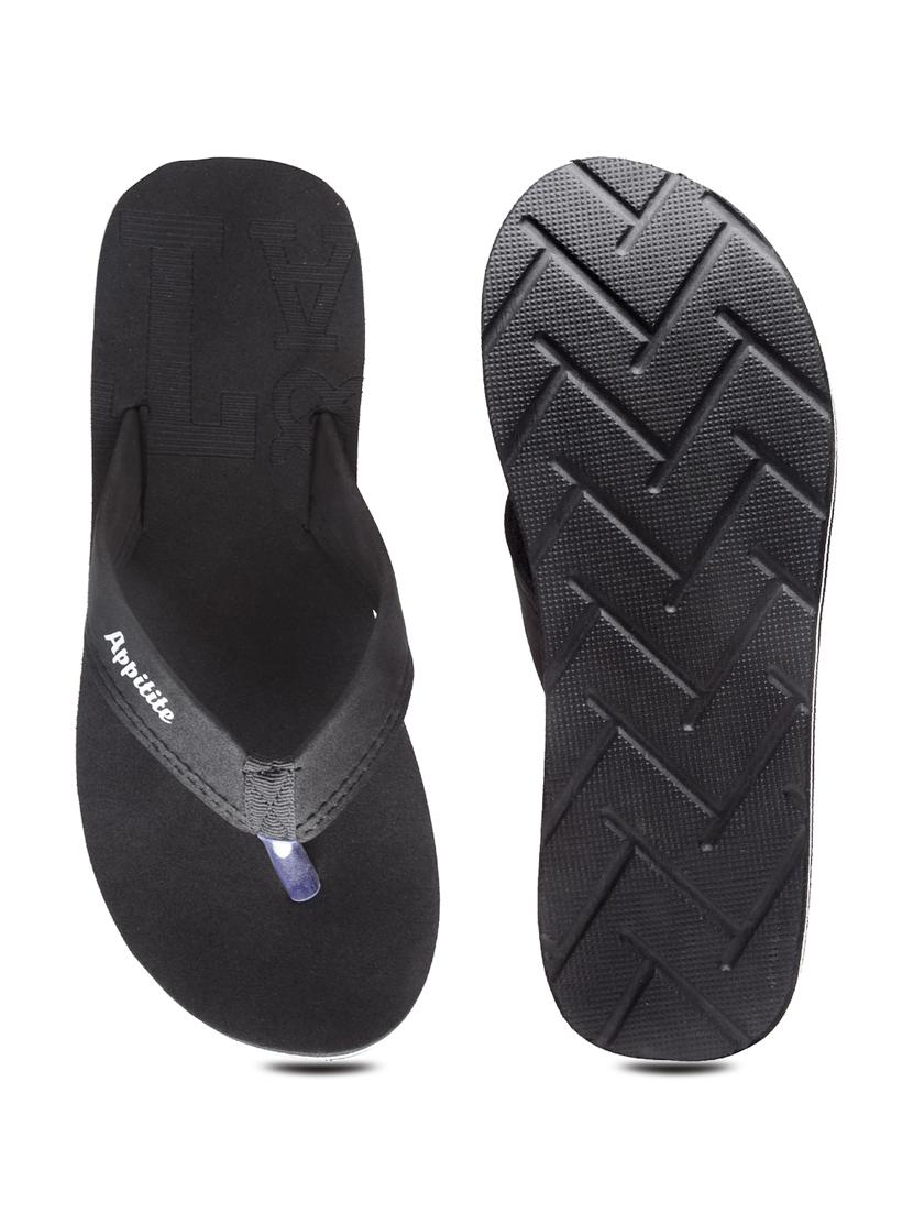 black slip on flip flop - 19891647 - Standard Image - 5