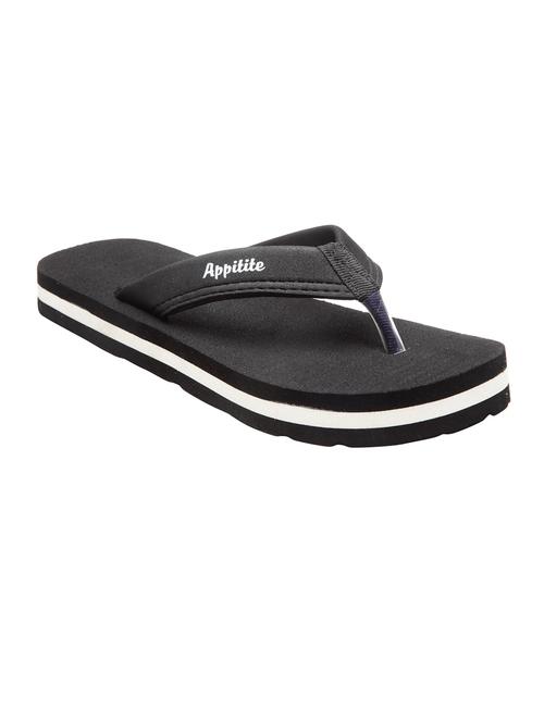 black slip on flip flop - 19891661 - Standard Image - 0