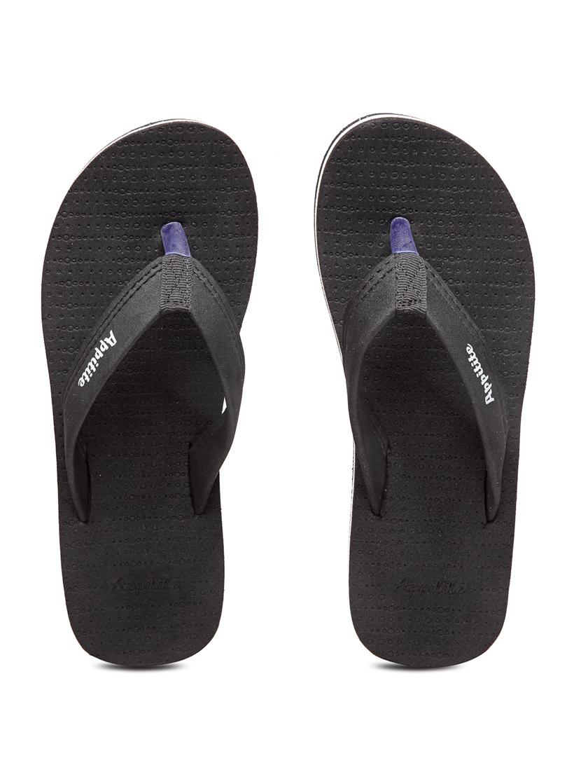 black slip on flip flop - 19891661 - Standard Image - 3