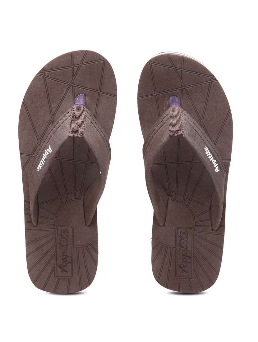 brown slip on flip flop - 19891666 -  Standard Image - 3