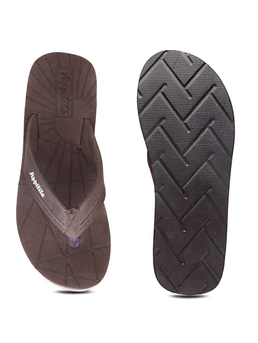 brown slip on flip flop - 19891666 -  Standard Image - 5