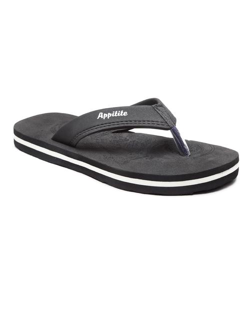 black slip on flip flop - 19891677 -  Standard Image - 0