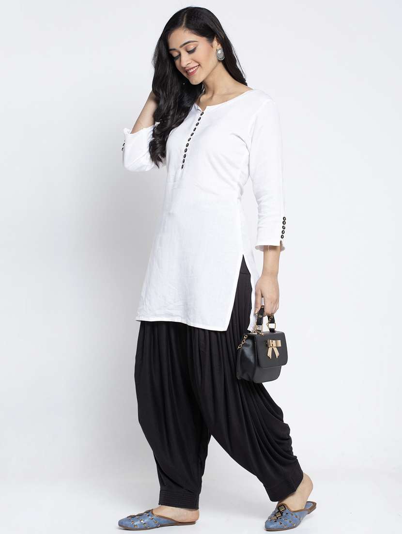 pack of 2 solid patiyala salwar - 19892081 -  Standard Image - 5