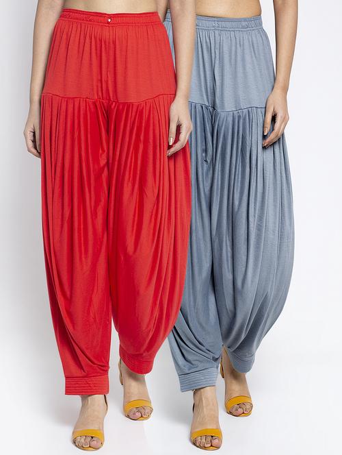 pack of 2 solid patiyala salwar - 19892103 -  Standard Image - 0