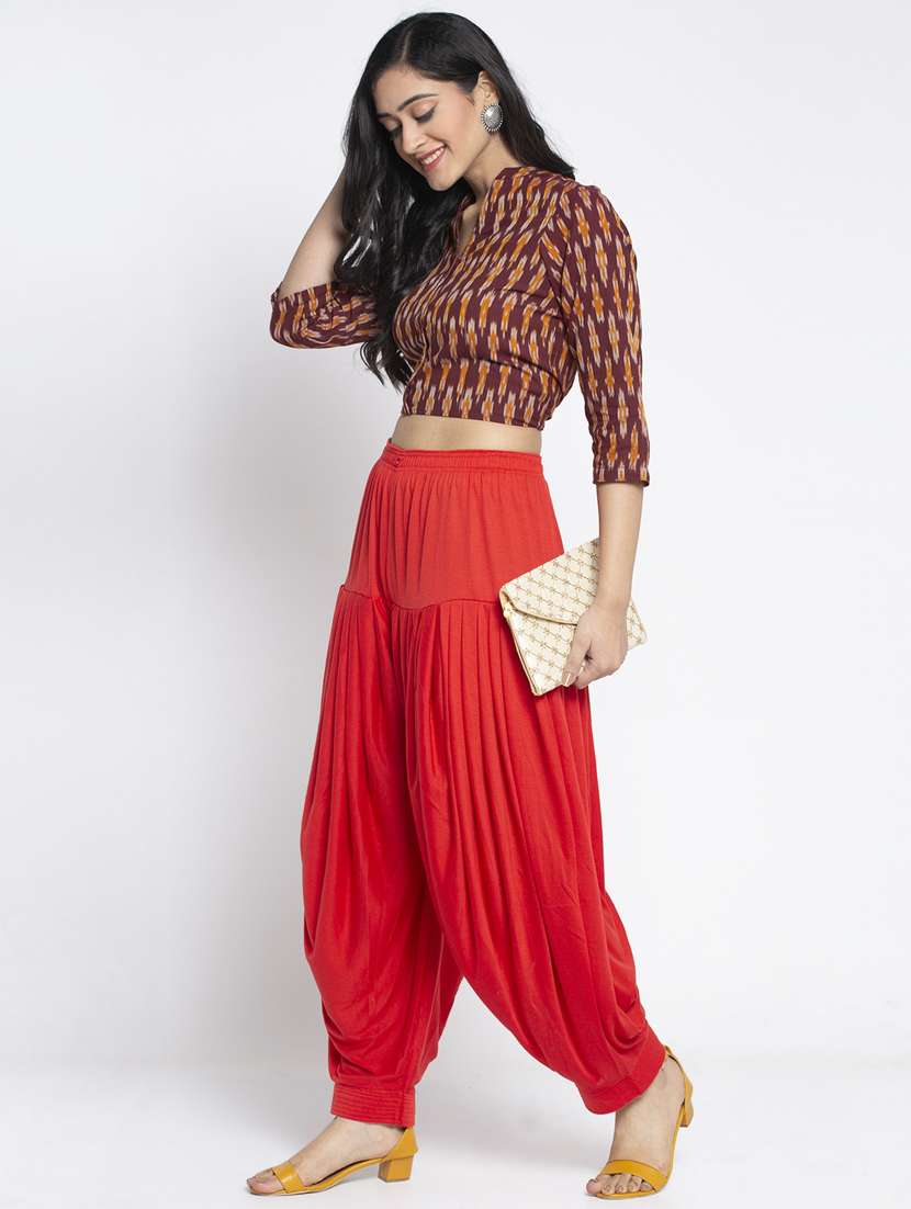 pack of 2 solid patiyala salwar - 19892106 -  Standard Image - 5