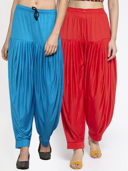 pack of 2 solid patiyala salwar - 19892122 -  Standard Image - 0