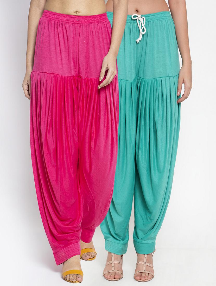 pack of 2 solid patiyala salwar - 19892188 -  Zoom Image - 0