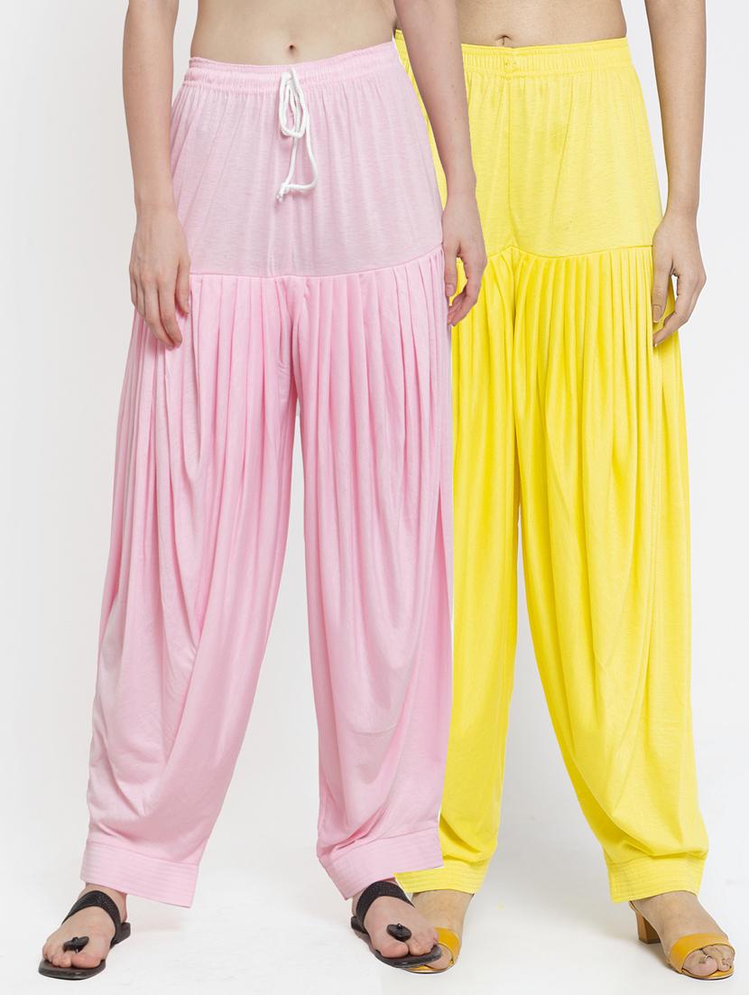 pack of 2 solid patiyala salwar - 19892229 -  Zoom Image - 0