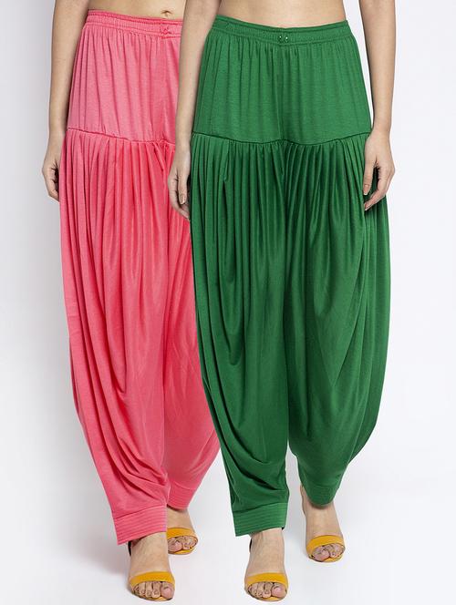 pack of 2 solid patiyala salwar - 19892237 -  Standard Image - 0