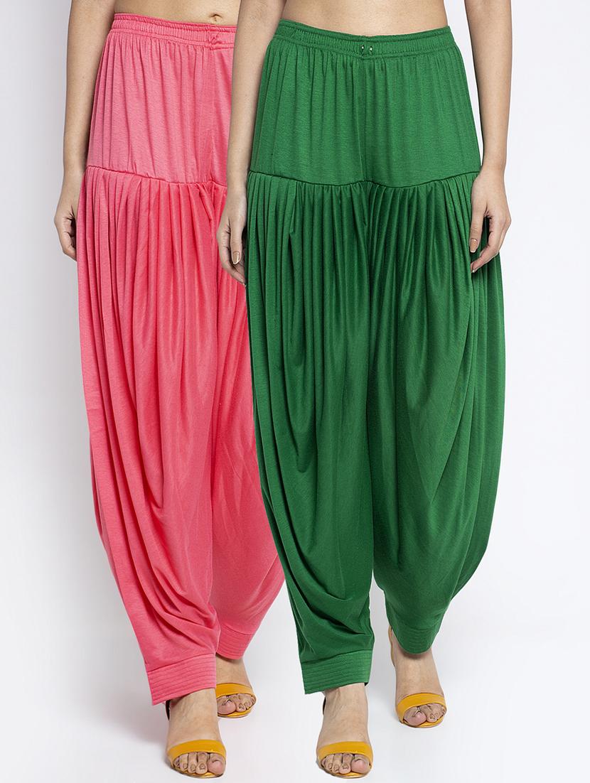 pack of 2 solid patiyala salwar - 19892237 -  Zoom Image - 0