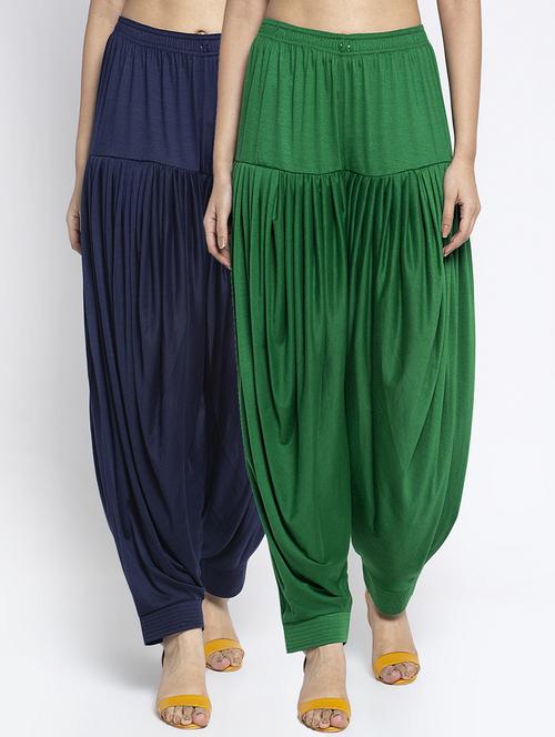 pack of 2 solid patiyala salwar - 19892239 -  Standard Image - 0