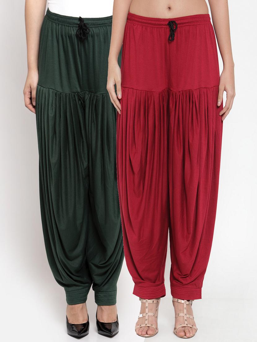 pack of 2 solid patiyala salwar - 19892247 -  Zoom Image - 0