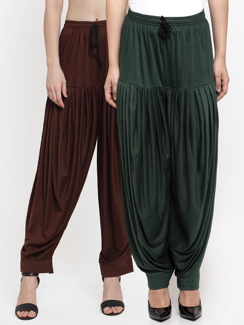 pack of 2 solid patiyala salwar - 19892251 -  Zoom Image - 0