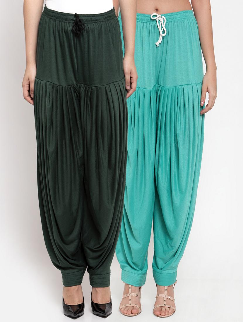 pack of 2 solid patiyala salwar - 19892253 -  Zoom Image - 0