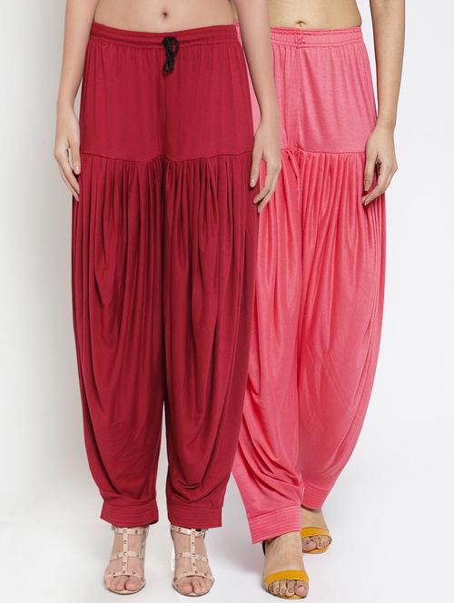 pack of 2 solid patiyala salwar - 19892258 -  Standard Image - 0