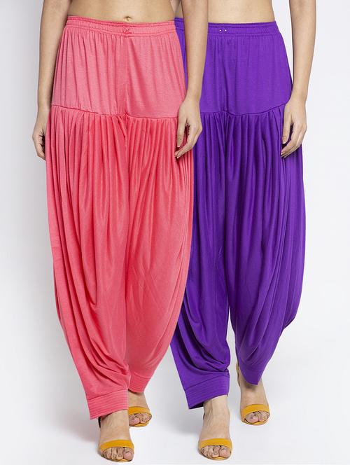 pack of 2 solid patiyala salwar - 19892268 -  Standard Image - 0