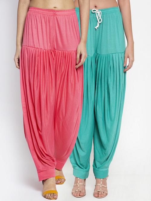 pack of 2 solid patiyala salwar - 19892272 -  Standard Image - 0