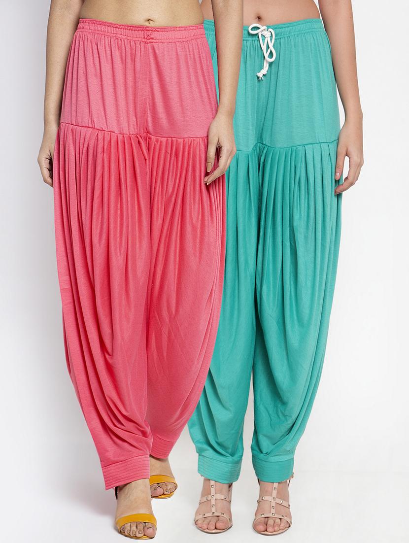 pack of 2 solid patiyala salwar - 19892272 -  Zoom Image - 0