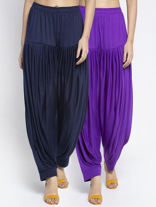 pack of 2 solid patiyala salwar - 19892277 -  Standard Image - 0