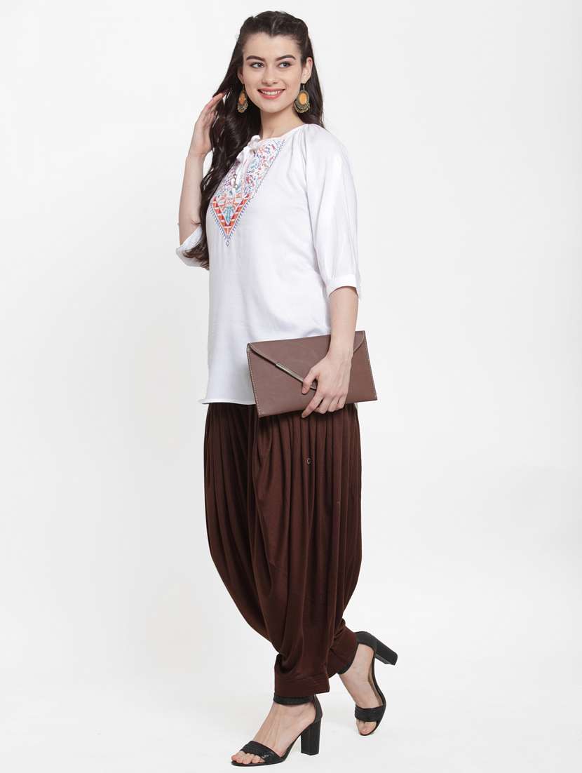 pack of 2 solid patiyala salwar - 19892294 -  Standard Image - 5