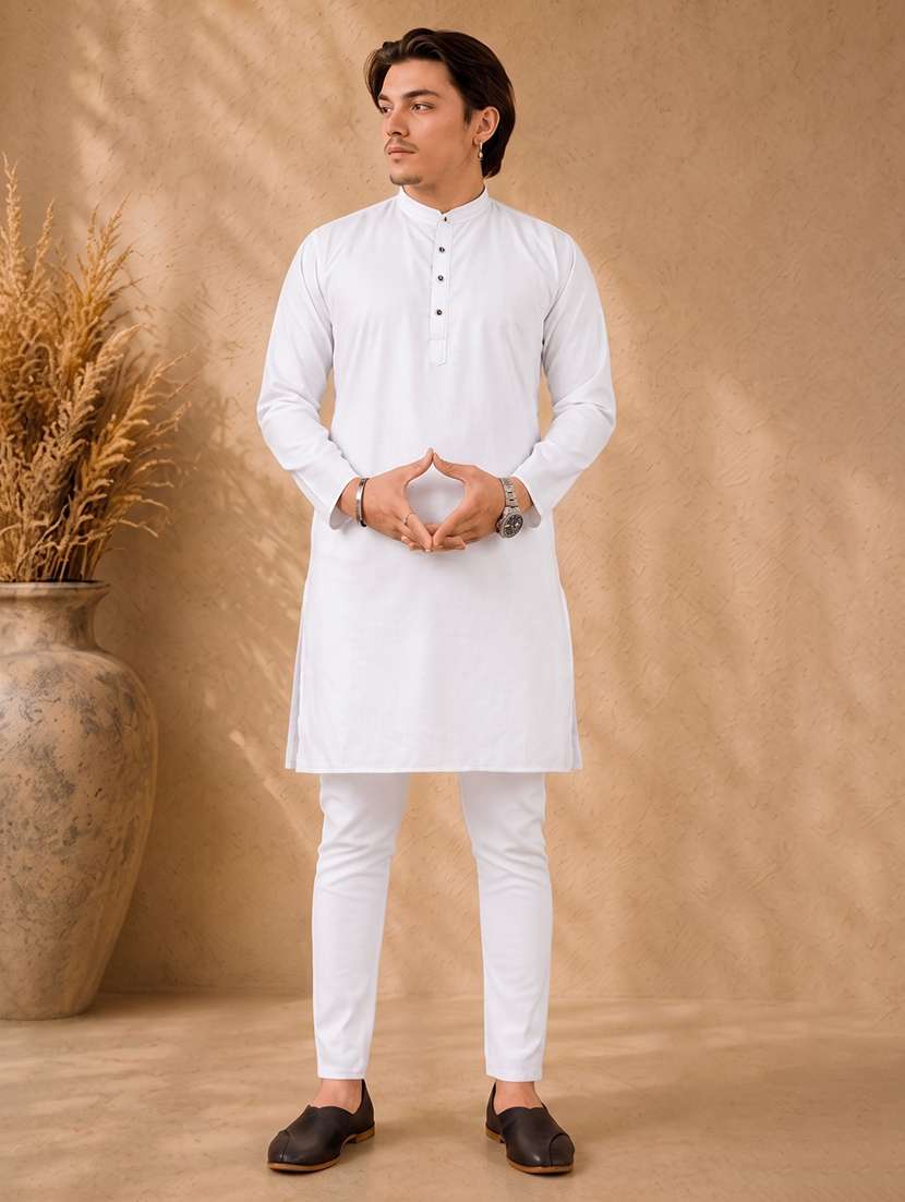 pack of 2 multi colored solid kurta pyjama set - 19892489 -  Standard Image - 3