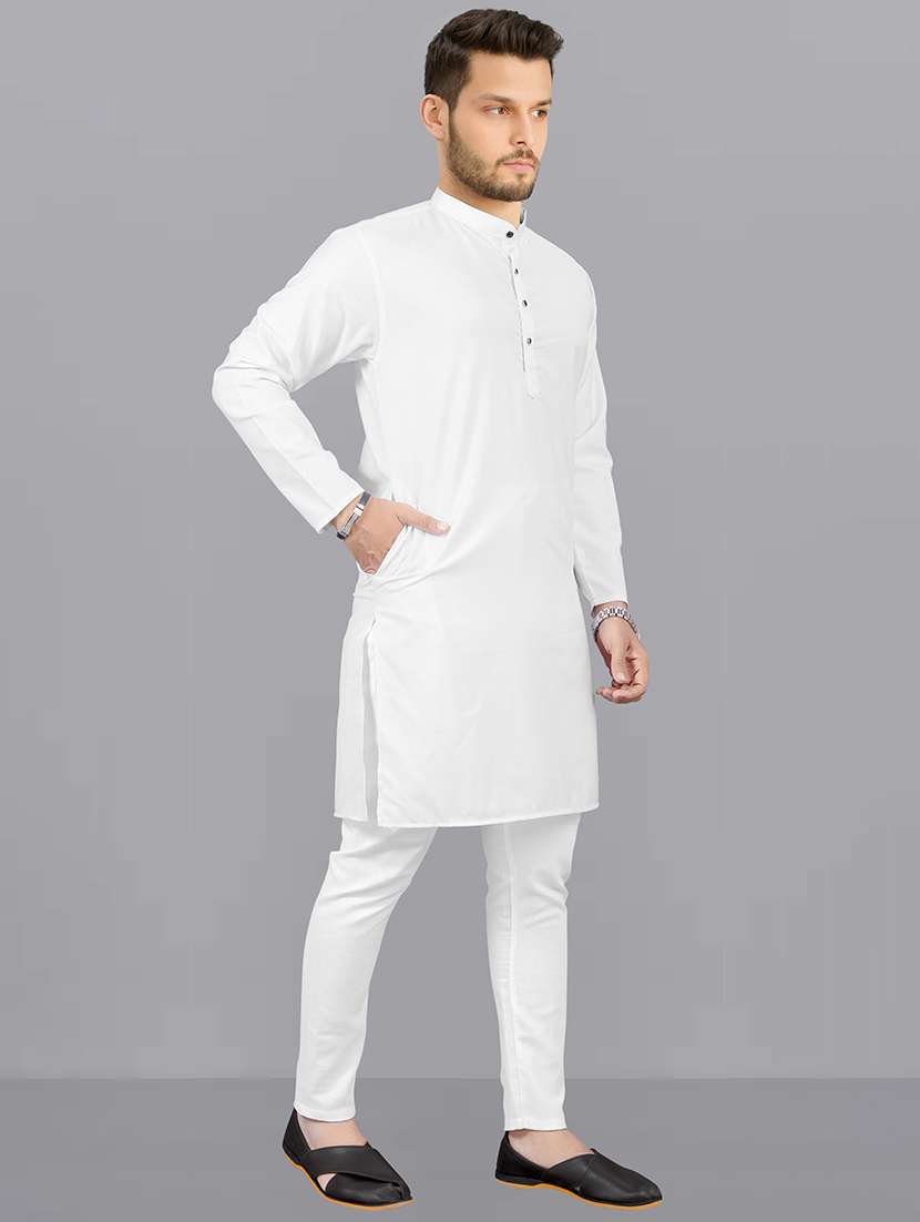 pack of 2 solid kurta pyjama sets - 19893001 -  Standard Image - 3