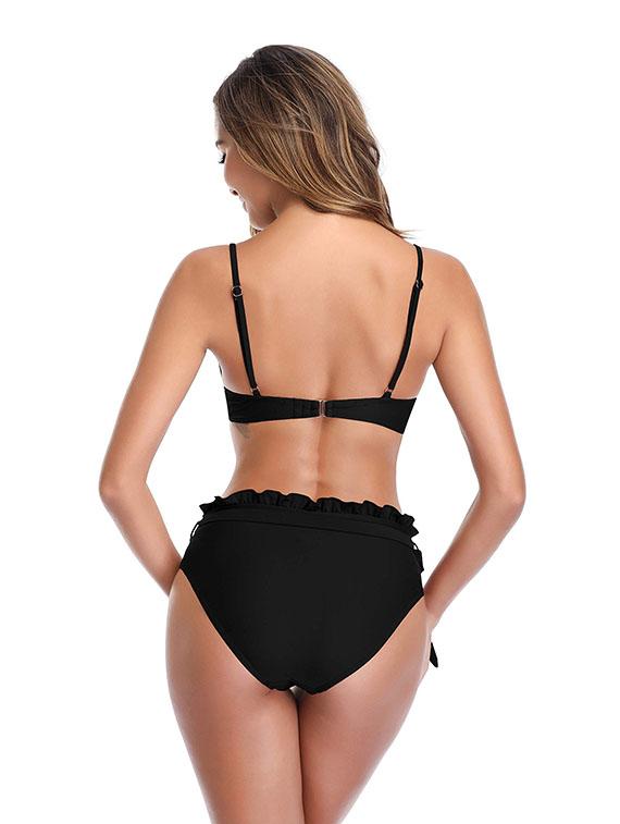 black poly spandex bikini - 19896990 - Standard Image - 3