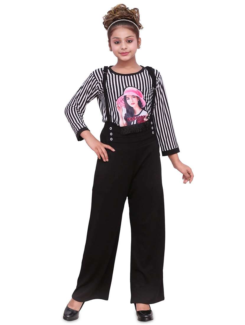 black solid dungarees 